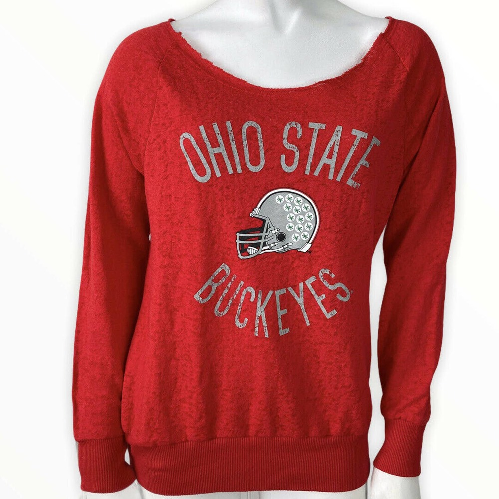 Ohio State Buckeyes Women Sweatshirt Relaxed Fit